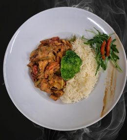 Veal Stir-Fry with Rice